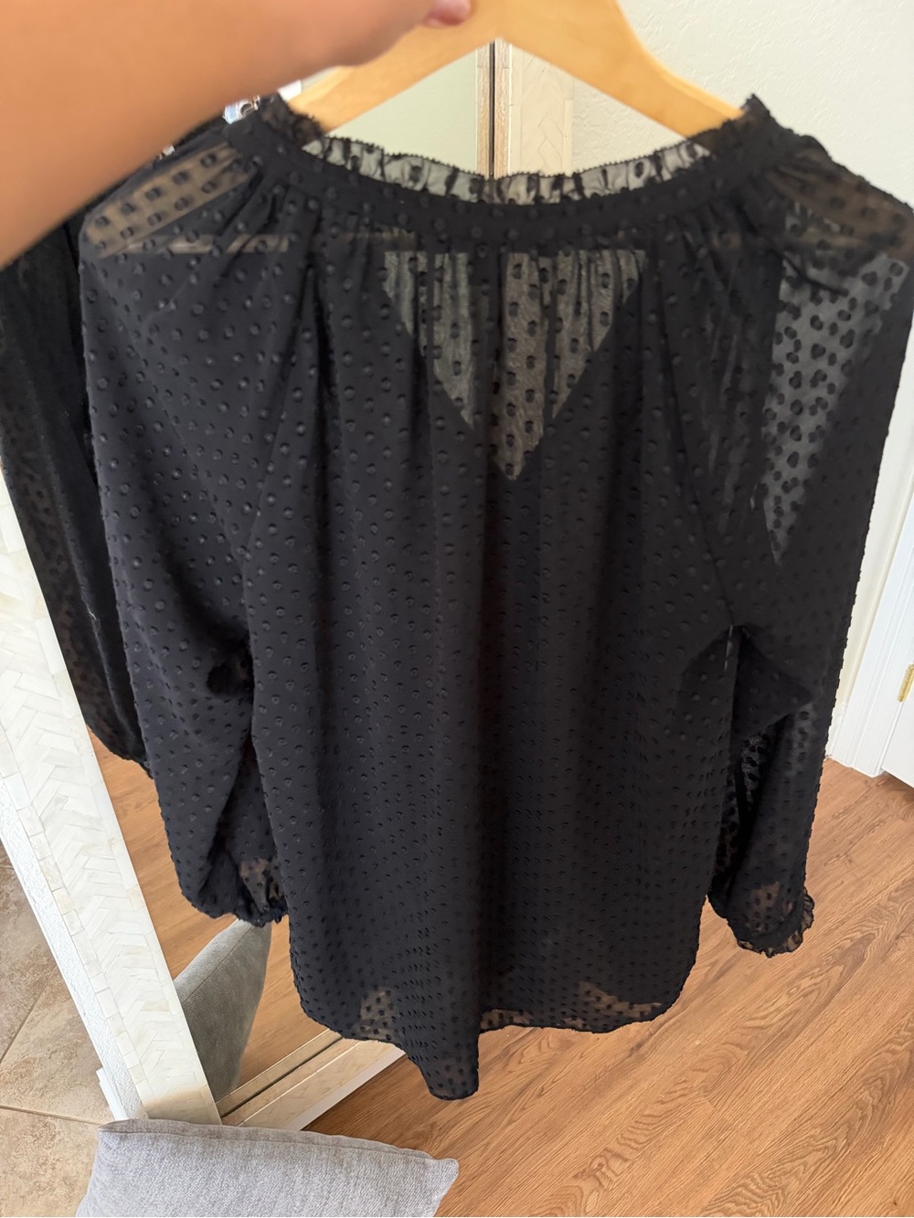 Diane Von Furstenberg Woman’s Quietluxury Polka Dot Blouse - Picture 4 of 6